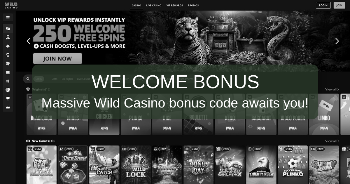 Wild Casino Bonus Code: Official Promo Code Status